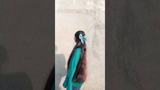 Easy hairstyle ✨🌷 tutorialhairstylehairshortslonghairstyleviralviralvideoshorthair [upl. by Foulk]