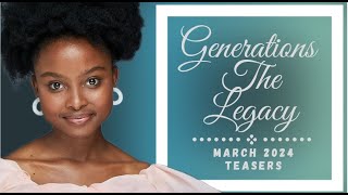 Generations the Legacy  March 2024 Teasers [upl. by Ivers]