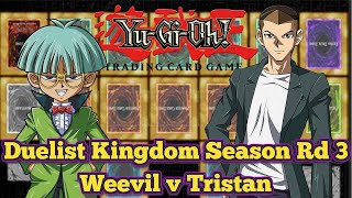 Weevil vs Tristan  Yugioh Duelist Kingdom Season Round 3 yugioh yugiohtcg yugiohcards [upl. by Prosperus999]