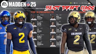 Madden 25 BEST Draft Class [upl. by Bullivant]