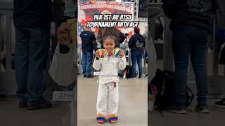 Her 1st Jiu Jitsu tournament with AGF jiujitsu wrestling mma ufc fatherdaughter grappling [upl. by Jc]