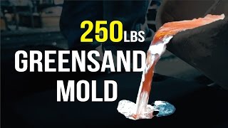 250lbs Greensand Mold [upl. by Bayly]