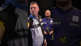 🚨Dobey highfinish ins Gesicht von Littler 🚨 Dobey shocks Littler Luke Chris Darts Dart [upl. by Ketty]