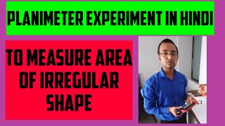 Planimeter Experiment in hindi [upl. by Ardnwahs]