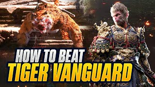 How to Beat Tiger Vanguard Boss in Black Myth Wukong  Pro Tips amp Strategy [upl. by Nylla305]