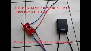 Soudeuses par point ALIEXPRESS mini spot welder [upl. by Silloh]