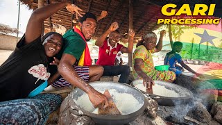 How To Make Authentic Gari At Home  West Africa Famous Food  Investment Opportunities In Africa [upl. by Aisinoid]