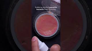 Sanitize your makeup after every use with rubbing alcohol [upl. by Cardwell]