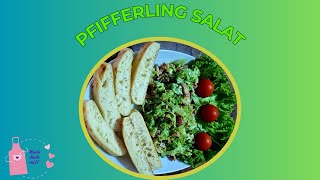 PfifferlingSalat mit Bachspeck und senfigem JoghurtDressing [upl. by Eneleahs]