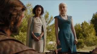 S4E1 Game of Thrones Dany Dragons amp Daario Naharis [upl. by Nnylaehs129]