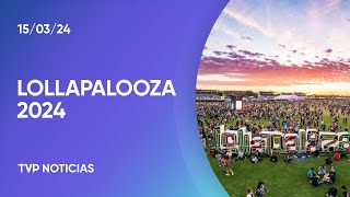 Se largó el festival Lollapalooza 2024 en Buenos Aires [upl. by Ping]