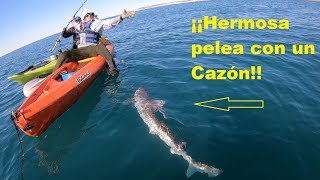 Pesca en kayak Cazón en Isla Escondida  Chubut Patagonia Argentina [upl. by Sperling]