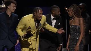 Lecrae and Tasha Cobbs Leonard Win Best Contemporary Christian Music PerformanceSong  2024 GRAMMYs [upl. by Enirehtakyram]