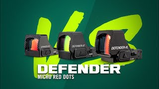 DefenderCCW™ Micro Red Dot vs DefenderST™ Micro Red Dot vs DefenderXL™ Micro Red Dot [upl. by Renny129]