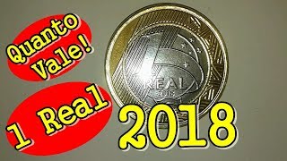 moeda 1 real ANO 2018 Tiragem 2018 VEJA 1real2018moeda [upl. by Norabal651]