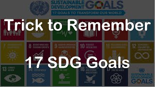 Trick to Remember 17 SDG Goals  SDG Story  UPSC PSC 2023 [upl. by Carli618]