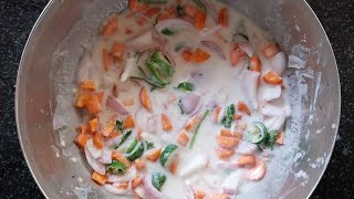 Salad  curd salad  malayalam recipe [upl. by Leboff]