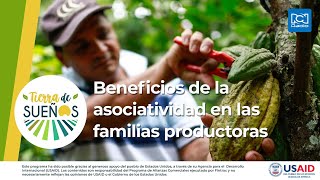 Beneficios de la asociatividad en las familias productoras [upl. by Annaik]