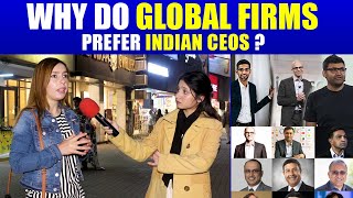 Why Do Global Firms Prefer INDIAN CEOs  Pakistani Reactions [upl. by Nosnej]