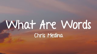 Chris Medina  What Are Words Lyrics [upl. by Aicram]