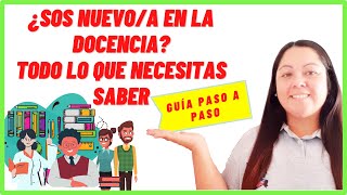 👨‍🏫👩‍🏫¿SOS ESTUDIANTE O NUEVOA EN LA DOCENCIA 👉TODO LO QUE NECESITAS SABER 👌 [upl. by Arturo419]