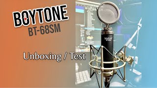 Boytone BT68SM Microphone Unboxing and Test [upl. by Asek]