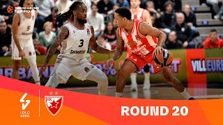 ASVEL Zvezda  Round 20 Highlights  202324 Turkish Airlines EuroLeague [upl. by Anitsirk]