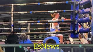 Maricela Cornejo 145 5KOs vs Miranda Barber 23 1 KO Fight [upl. by Lord494]