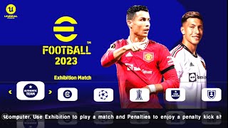 Download eFootball Pes 2023 PPSSPP Android Offline Bendezu V15 Update Kits amp Transfer Camera PS5 [upl. by Bengt]