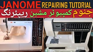 JANOME 6000 REPAIRING TUTORIAL  JANOME 7000 REPAIRING TUTORIAL  JANOME 5002 REPAIRING [upl. by Niamjneb]