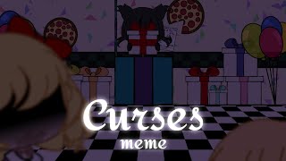 • Curses • Fnaf Characters • Gacha Club • [upl. by Aicenev11]