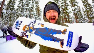 THE ULTIMATE SNOWBOARD SKATEBOARD [upl. by Romola]