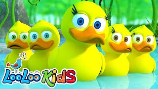 Five Little Ducks  THE BEST Songs for Children  LooLoo Kids [upl. by Ytirahs790]