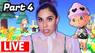 I Played Animal Crossing For 12 HOURS STRAIGHT  Part 4 Livestream [upl. by Martres]