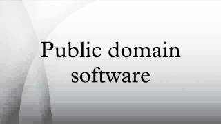 Public domain software [upl. by Josephine278]