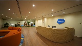 SALESFORCE OFFICE TOUR HYDERABAD PLACEOPEDIA  salesforce [upl. by Retla]