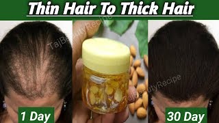 Apply This Oil Every Day amp Thin Hair To Thick Hair In 30 Days Hair Growth Oil [upl. by Verbenia]