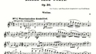 F Mendelssohn Op30 No 6  Venetianisches Gondellied on recorder [upl. by Algy]