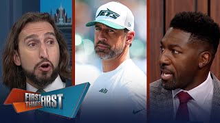 Aaron Rodgers ‘doesn’t need to’ play in preseason Should the Jets start him  FIRST THINGS FIRST [upl. by Aronas]