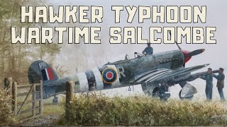 HAWKER TYPHOONS WARTIME SALCOMBE SOUTH DEVON [upl. by Aneekan]