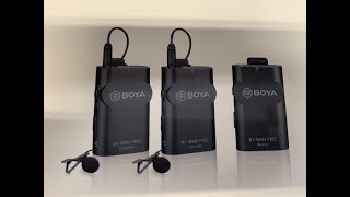 BOYA BYWM4 PRO K2 Two Person Wireless Omni Lavalier Microphone System 24 GHz BYWM4 PRO K2 [upl. by Emil]