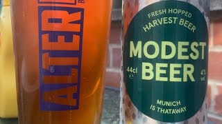 Modest Beer  Munich is ThataWay  Lager Review [upl. by Ylevol]