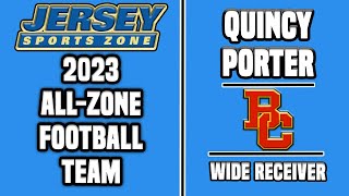 Quincy Porter  Bergen Catholic WR  2023 JSZ All Zone Profile [upl. by Adniles431]