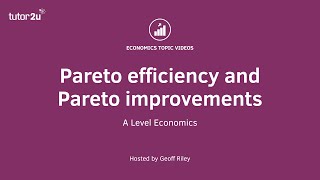 Pareto Efficiency and Pareto Improvements I A Level and IB Economics [upl. by Yentterb931]