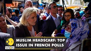 French election 2022 Dont politicise our headscarves says Muslim women to Le Pen  WION [upl. by Nerrawed339]