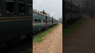 Local Train  Commuter Train  Bangladesh Railway bdtrain61 br bdtrain [upl. by Inaja]