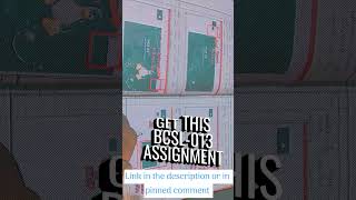 BCSL013 Solved Assignment 202324 ignou BCA 1st Semester  Handwritten Assignments  shorts bca [upl. by Heath]