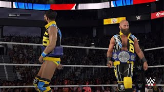 WWE2K24 SMACKDOWN ANDSTILL STREET PROFITS vs DLY SMACKDOWN TAGTEAM CHAMPION [upl. by Frolick]