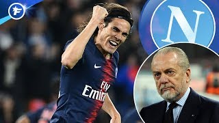 Edinson Cavani a rencontré le président du Napoli  Revue de presse [upl. by Latterll]