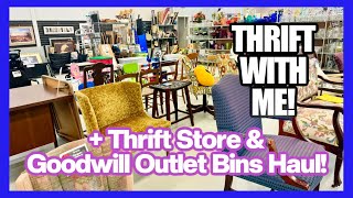 GREAT TRIP TO THE THRIFT THRIFTING 2024 9 amp Haul  Goodwill Bins Haul Cottage Vintage RESALE [upl. by Ecnahoy]